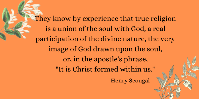 Quote about the union of the soul with God - life of the disciple.