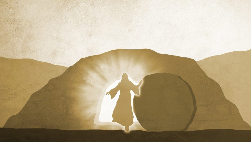 Resurrection - Jesus with the stone rolled away