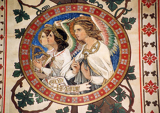 A painting representing the holy innocents.